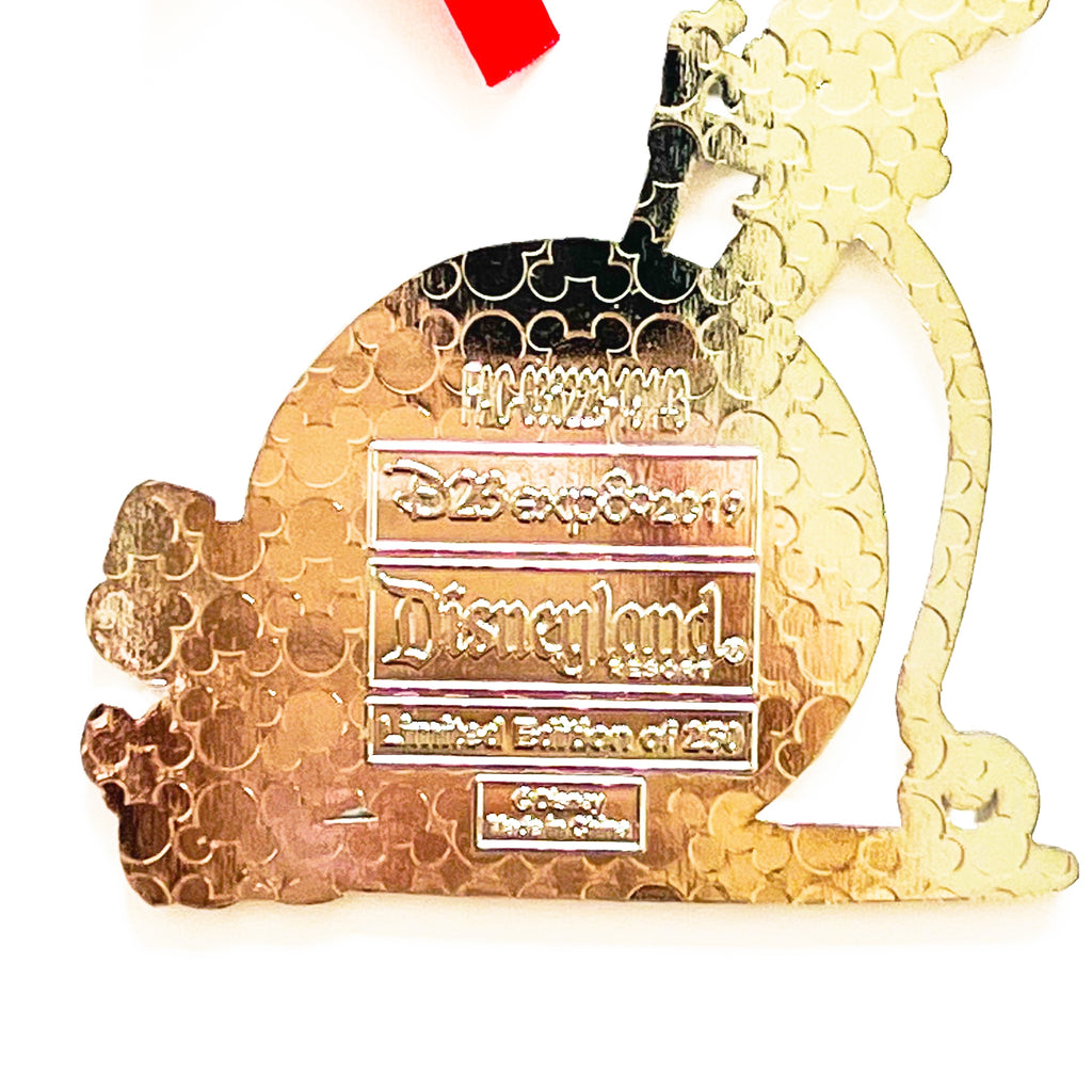 Disney D23 2019 Expo Mickey & Minnie High Wheeling In High Style LE Ornament
