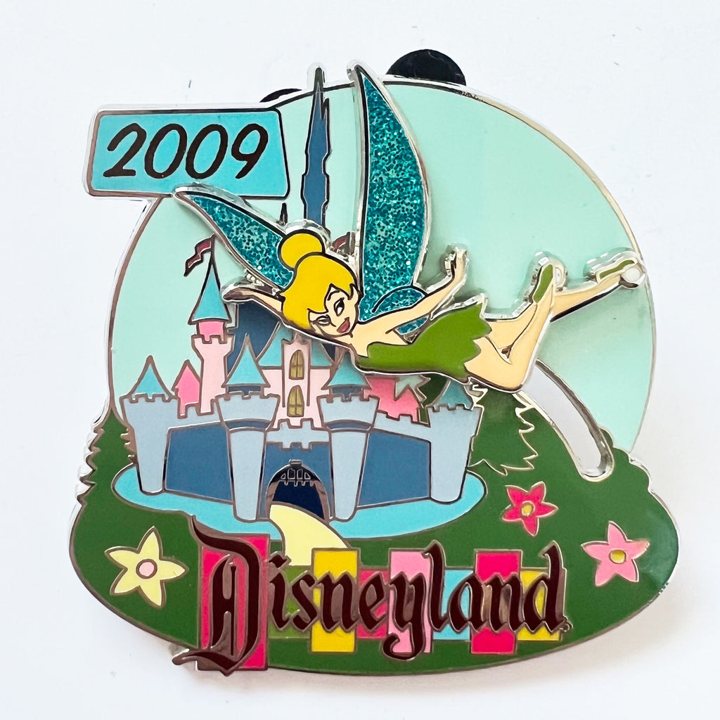 Disney Tinker Bell Sleeping Beauty Castle Sliding Disneyland Pin