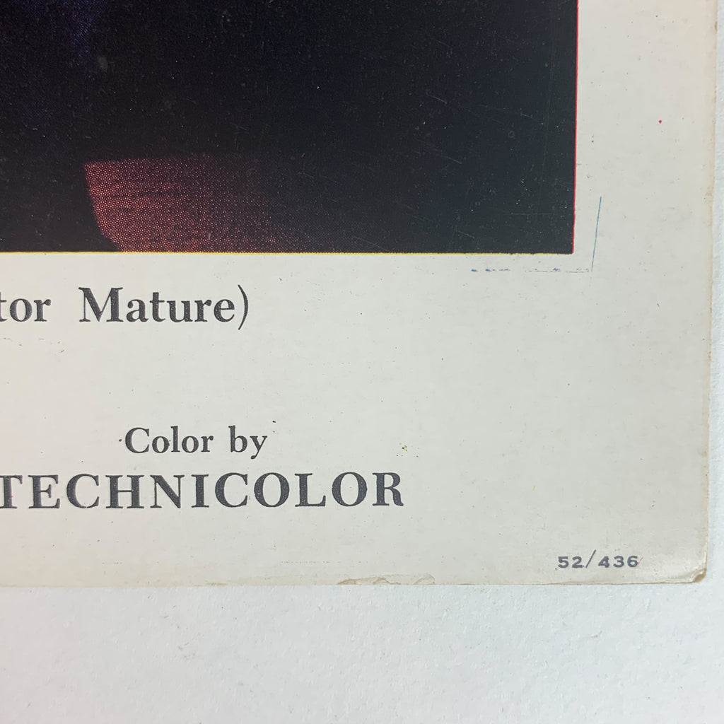 1952 MGM Esther Williams Movie Million Dollar Mermaid Technicolor Lobby Card