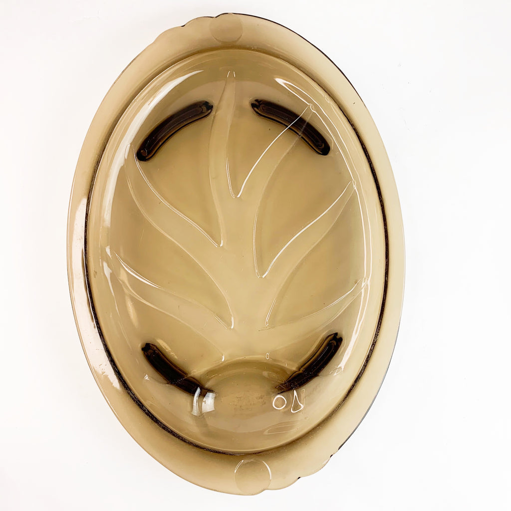 Vintage Pyrex Tree Of Life Footed Serving Platter