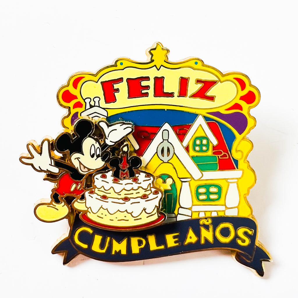 Disney Feliz Cumpleanos Baby Mickey 3D Birthday Celebration Pin