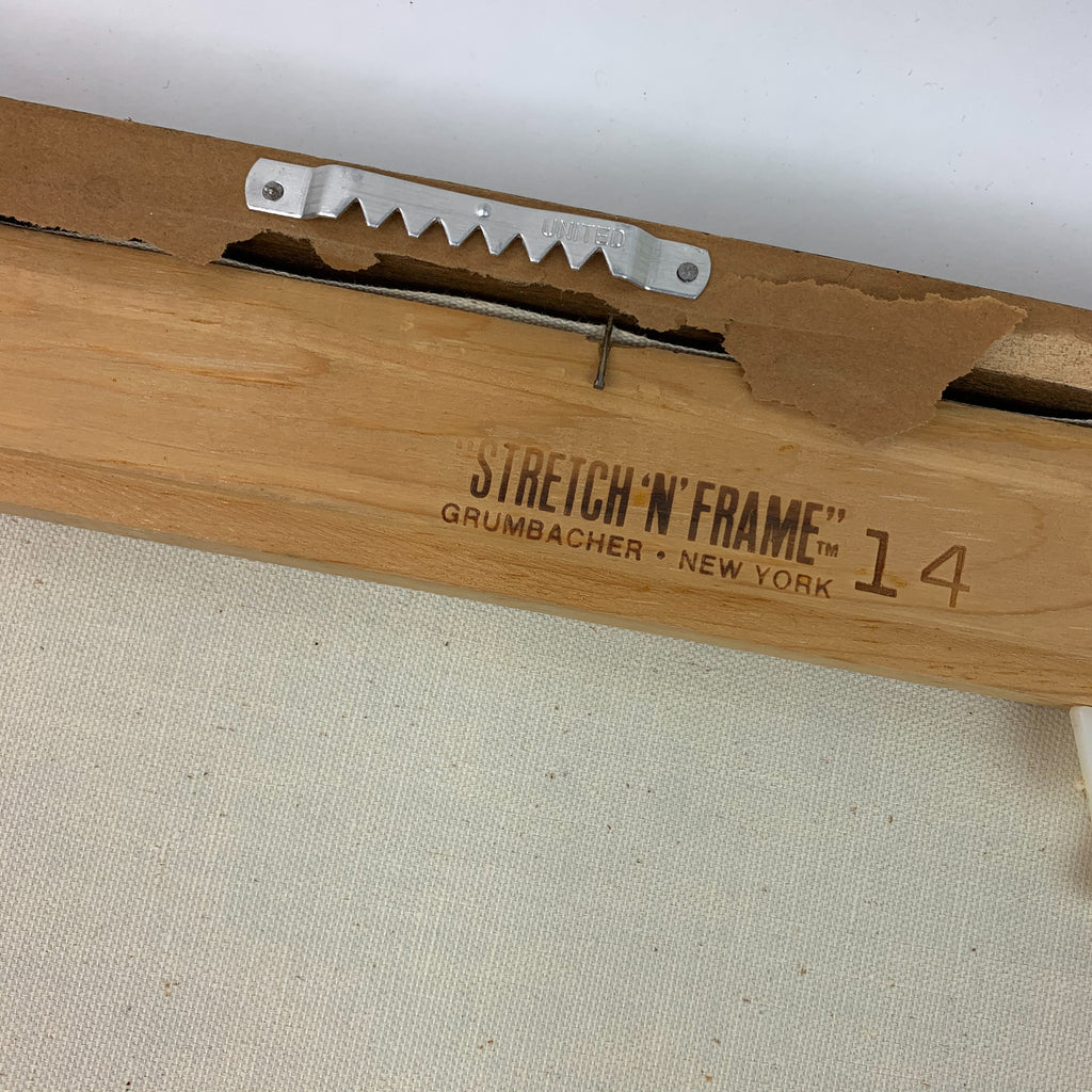 Vintage Bird Canvas Painting Wood Frame Art