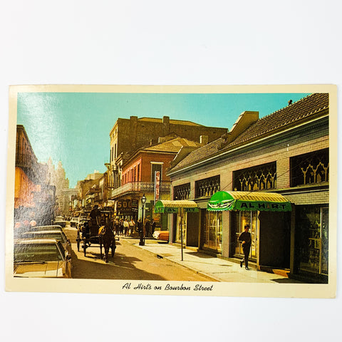 Vintage Al Hirt's on Bourbon Street New Orleans Louisiana Postcard