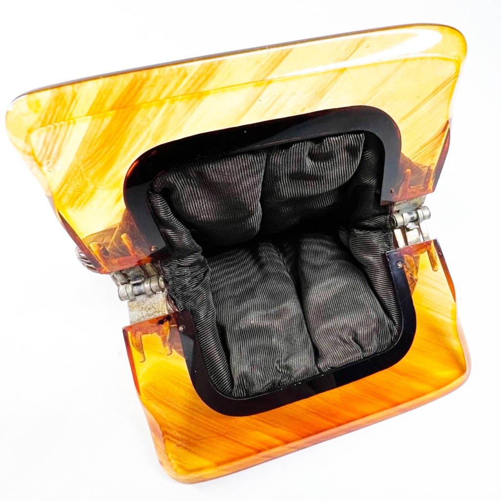 Vintage Lucite Clutch Bag