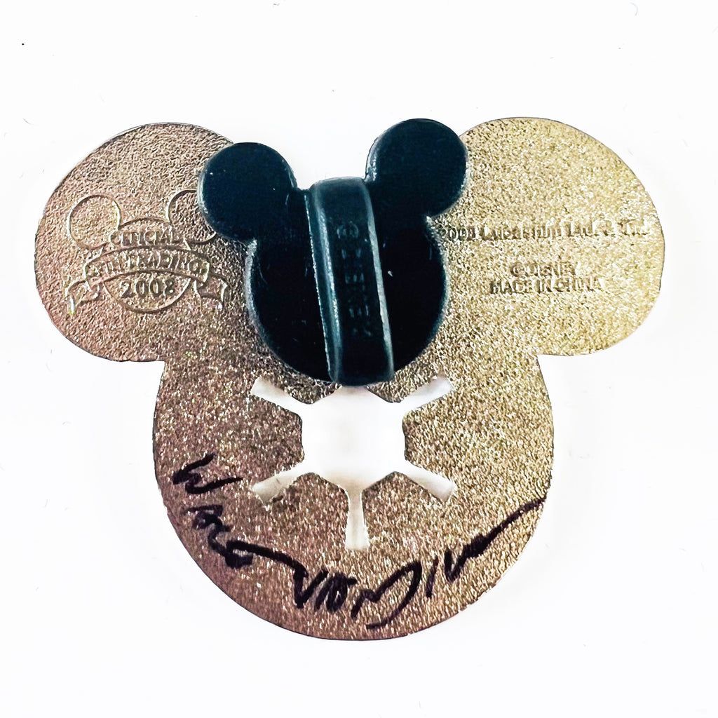 WDW Walt Disney World 2008 STAR WARS Mickey Mouse Head Imperial Signed Pin