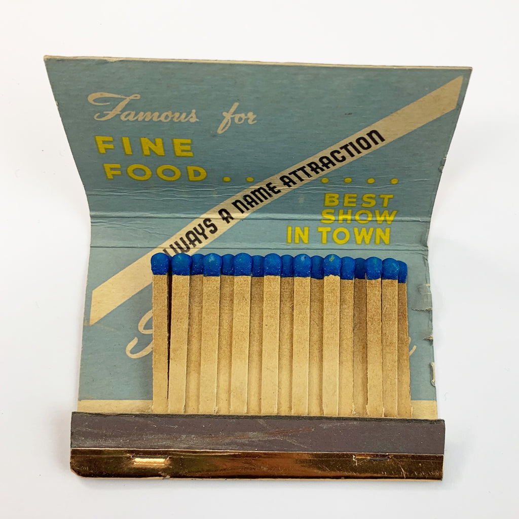1948 Palm Springs Matchbook Chi-Chi Restaurant Matches