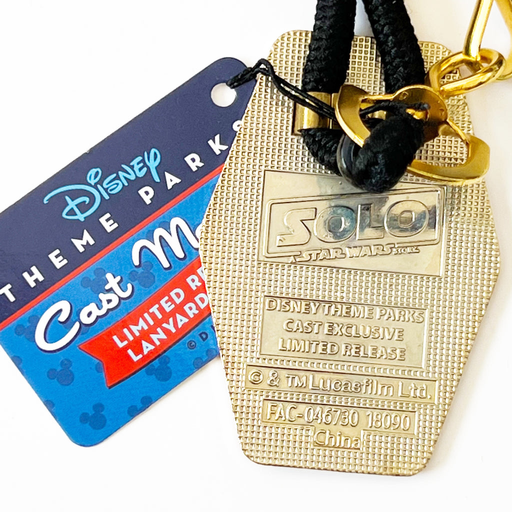 Disney Han Solo Star Wars Cast Member Exclusive Limited Release Lanyard