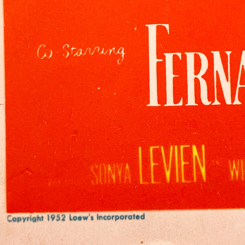 Vintage The Merry Widow MGM The Saucy Musical Lana Turner Lobby Card #6