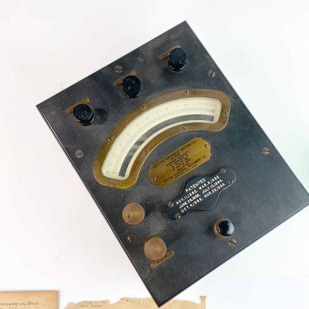 Antique Weston Portable Wattmeter