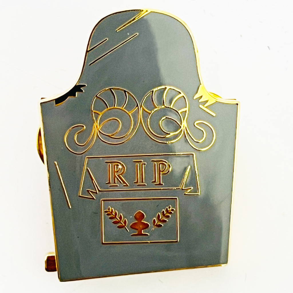 Disney Haunted Mansion Tombstone Cast Member Exclusive Slider Limited Edition 3000 Pin