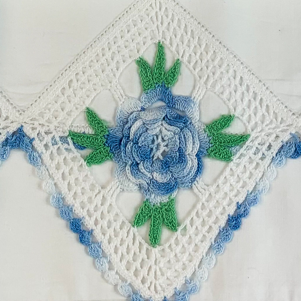 Vintage Crochet Pillow Cases