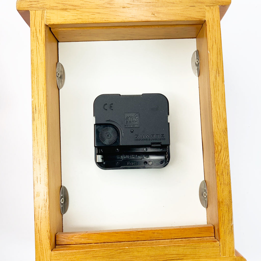 Vintage Kent Wood Mantal Clock