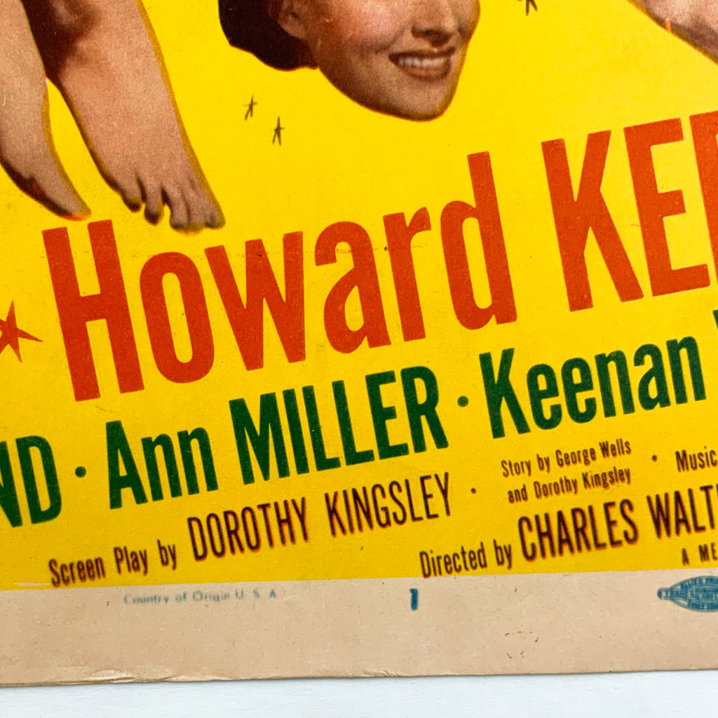 Texas Carnival 1951 MGM Musicals Esther Williams Red Skelton Lobby Card #1