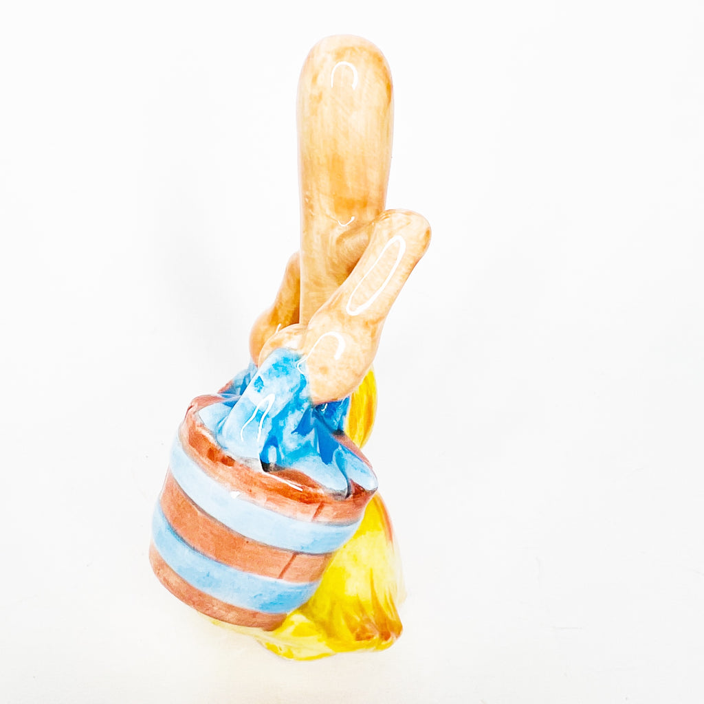 Vintage Disney Fantasia Broom w/ Buckets of Water Ceramic Figurine