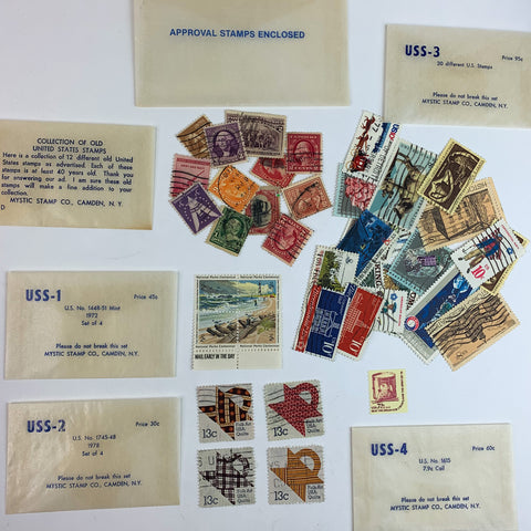 United States Approval Stamps Collection Assortment Mixed Lot 50 Stamps