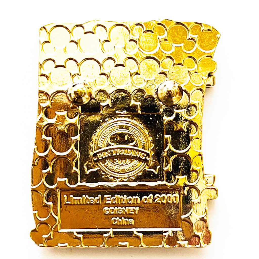 Disney Happy Holidays 2009 Frosted Window Jack Skellington Hinge NBC LE Pin