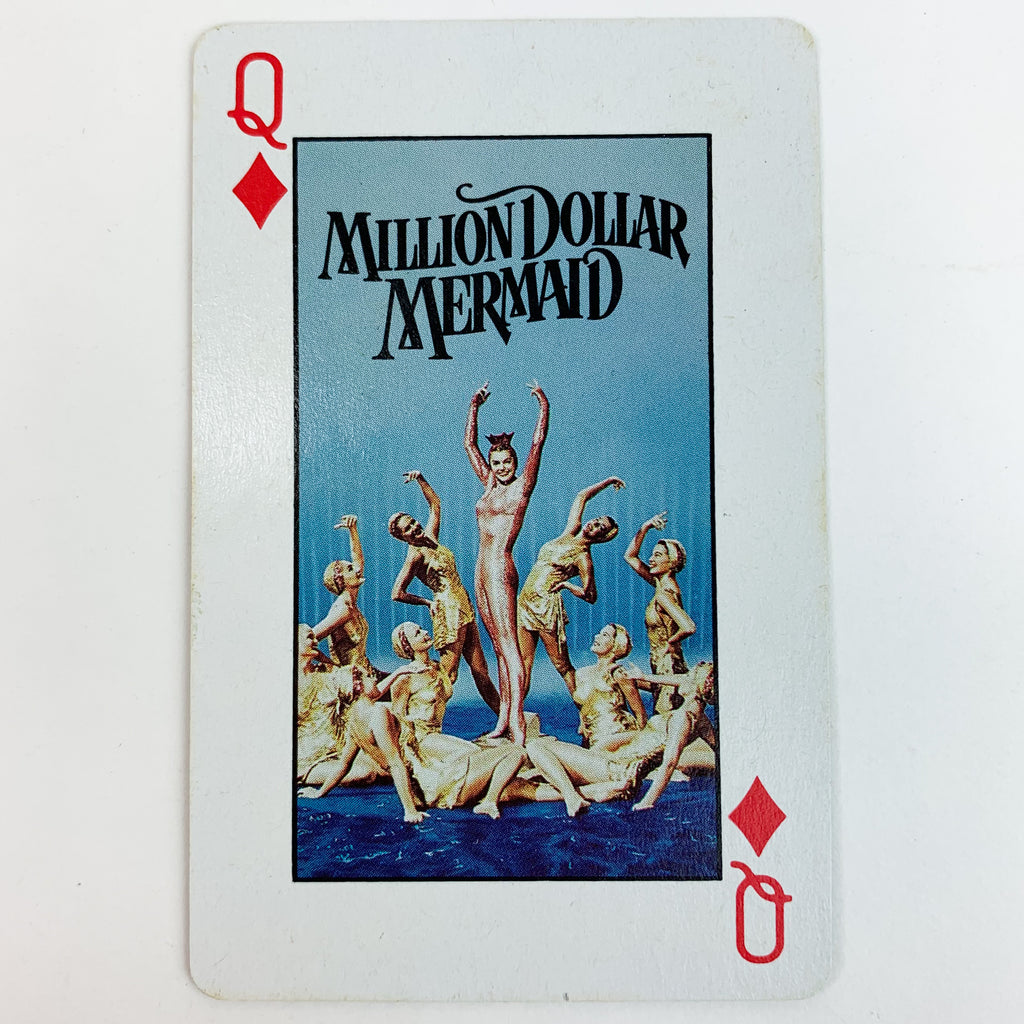 Million Dollar Mermaid Esther Williams MGM Movie Playing Card