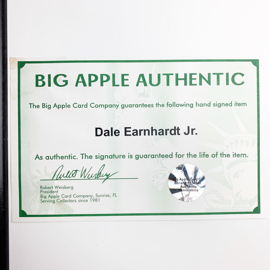 Dale Earnhardt Jr #8 Budweiser Winston Cup Race Signed Photo Wall Plaque