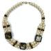 Vintage JAPAN Faux a Pearl Double Strand Necklace