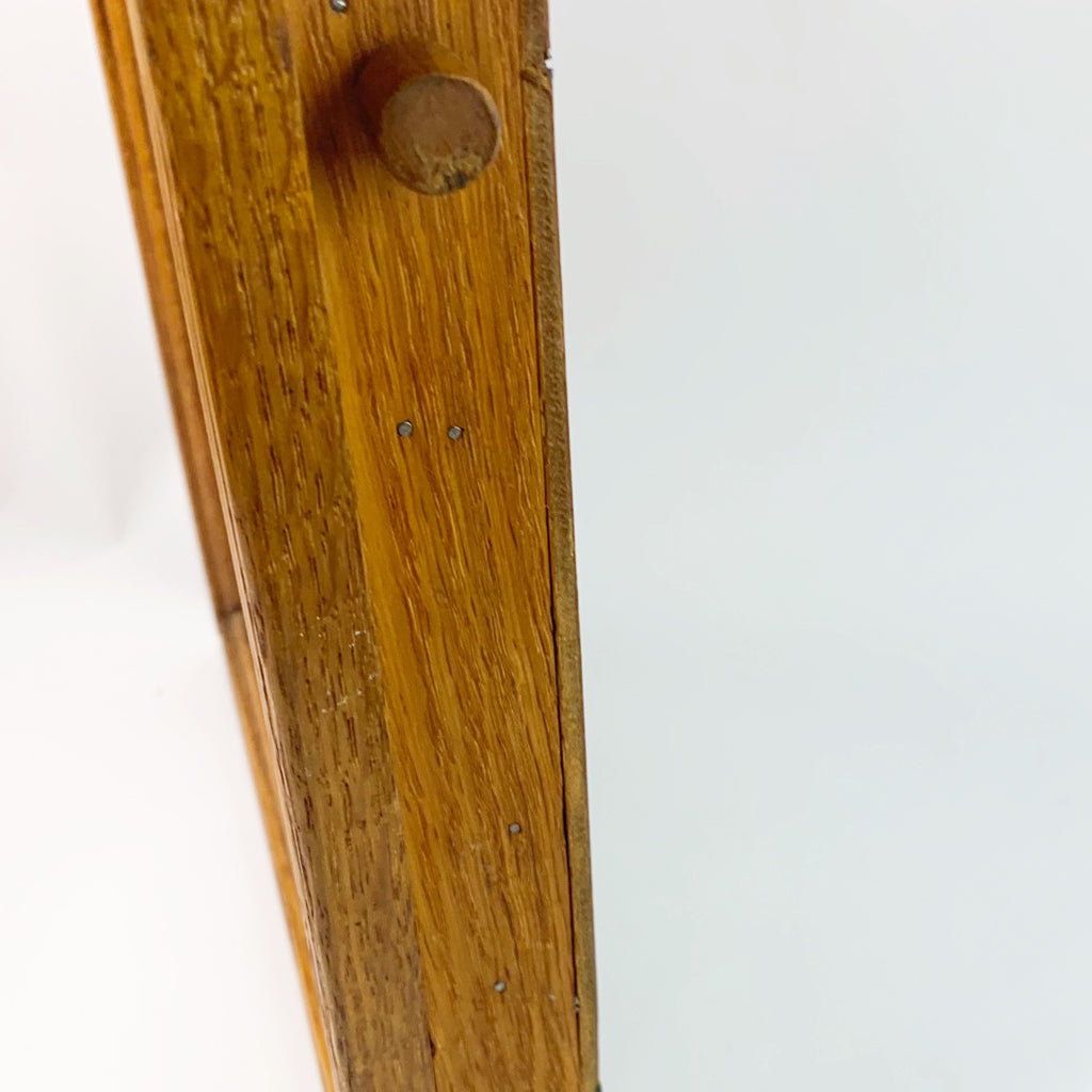 Vintage 1982 Wood Perpetual Calendar Wall Hanging