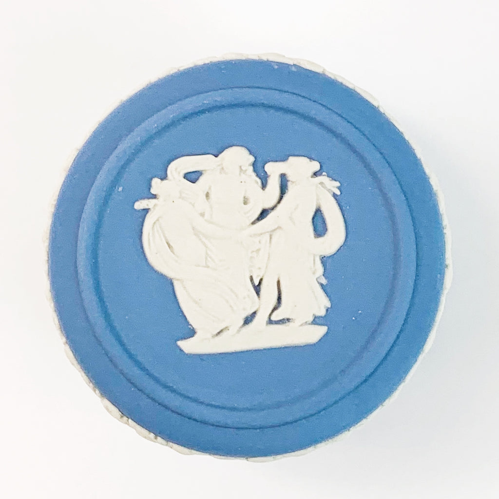 Vintage Wedgwood Jasperware English Jewelry Box