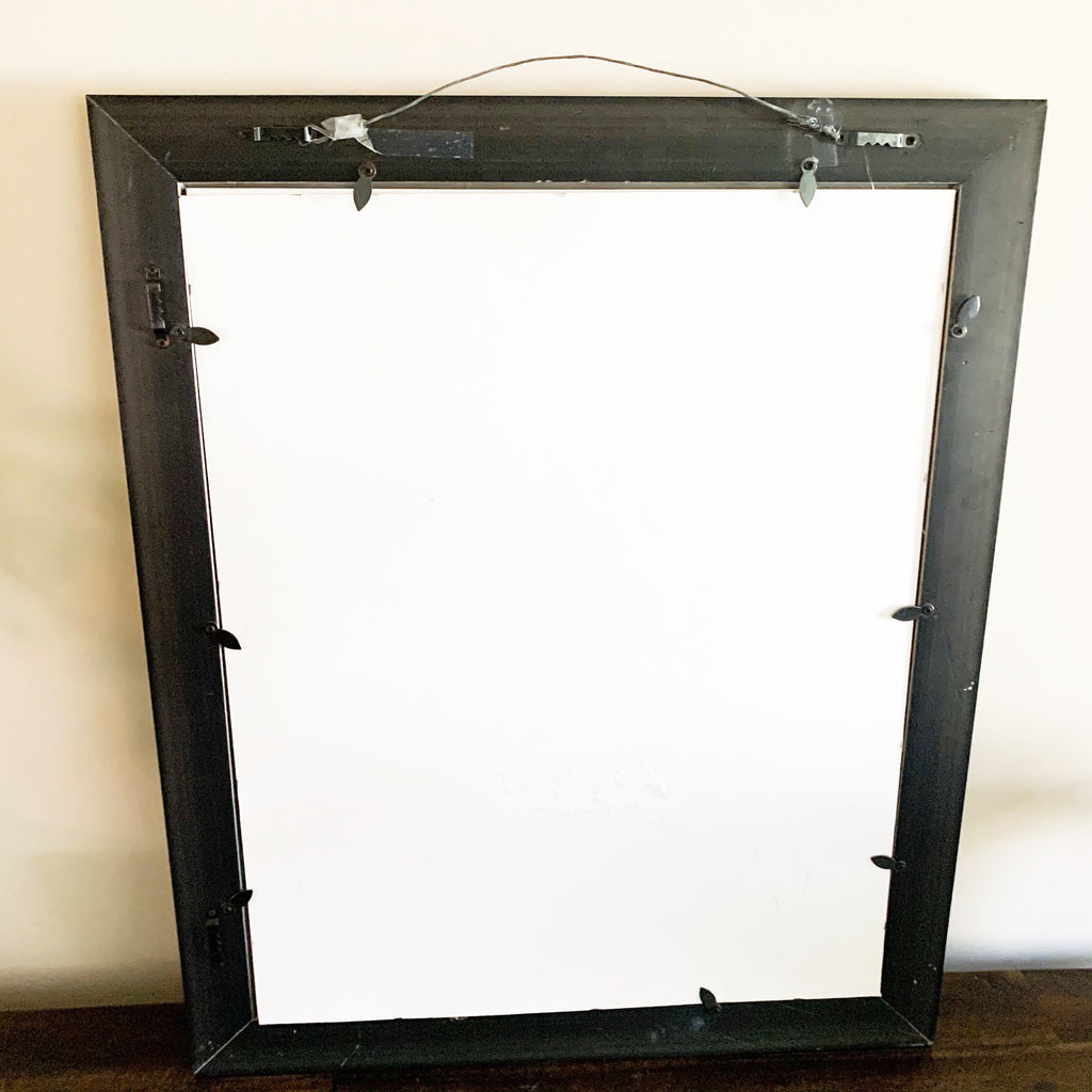 Charles Bright “Sally” Signed Artist Mirrored Glass Framed Art