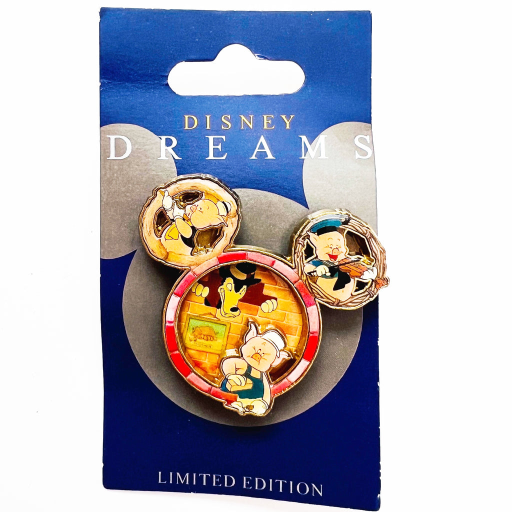 Disney Dreams Collection Three Little Pigs Limited Edition 1000 Pin