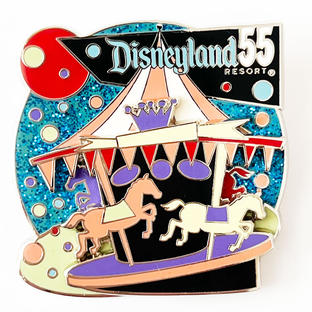 Disneyland 55th Anniversary Cast Retro King Arthur Carousel Pin
