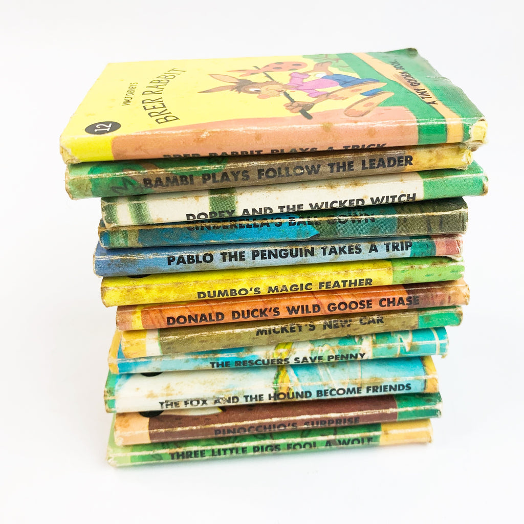 Walt Disney Studio's Tiny Theater 12 Golden Books