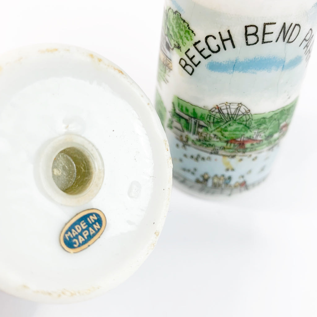 Vintage Beech Bend Souvenir Salt & Pepper Shakers