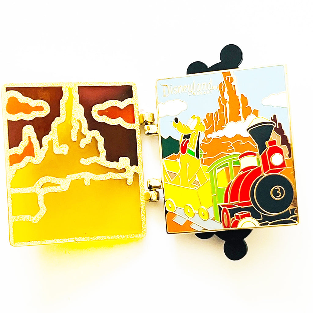 Disney DLR Big Thunder Mountain and Pluto Cast Attraction Hinge LE 750 Pin