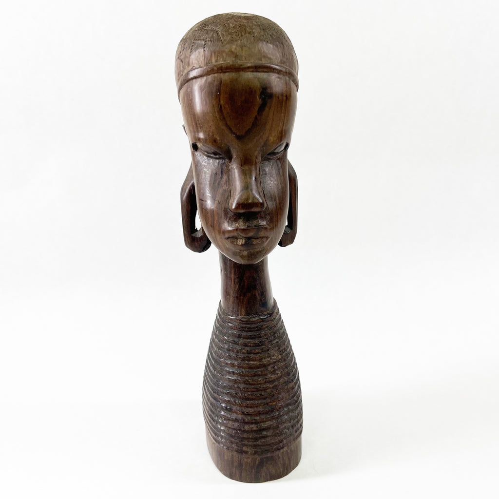 Solid Wood Statue Figure Loop Ears