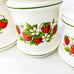 Vintage Sears Strawberry Canisters