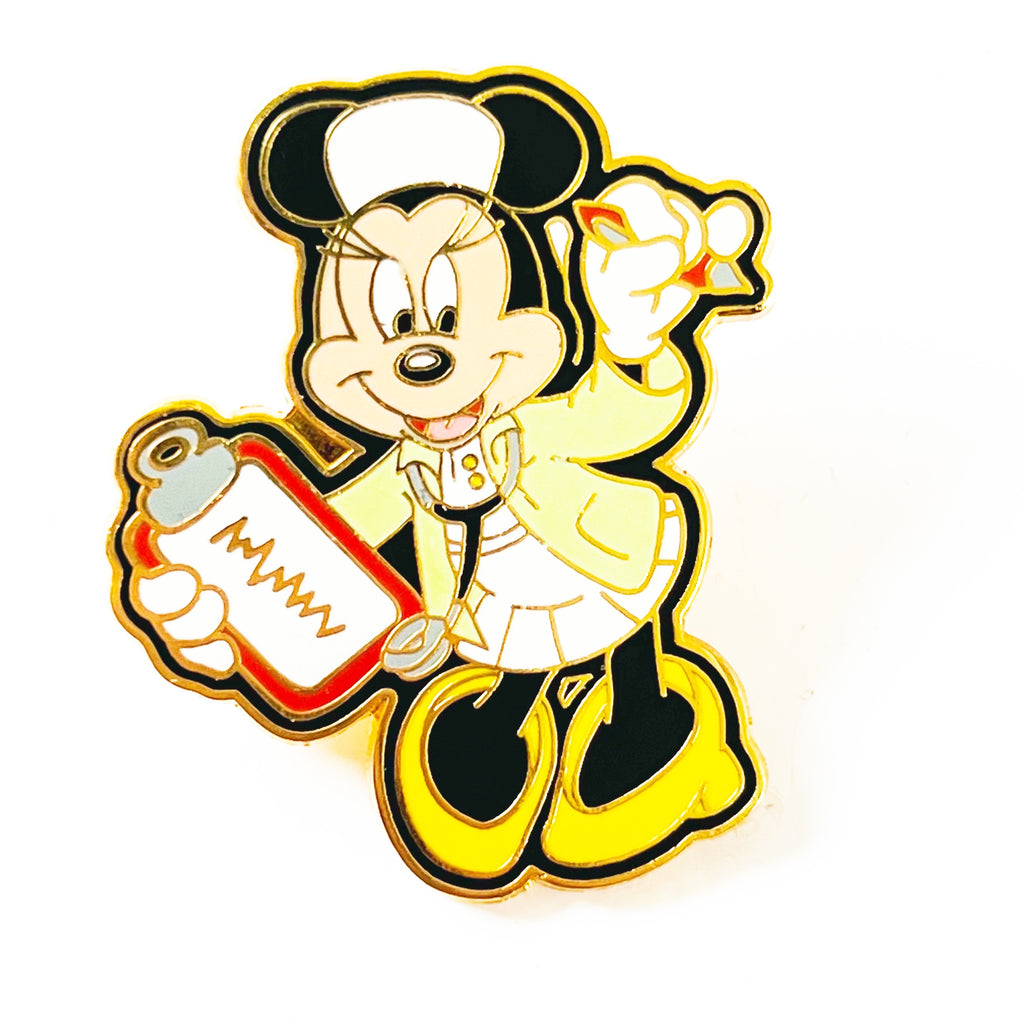 Disney Nurse Minnie Mouse with Clipboard Pin