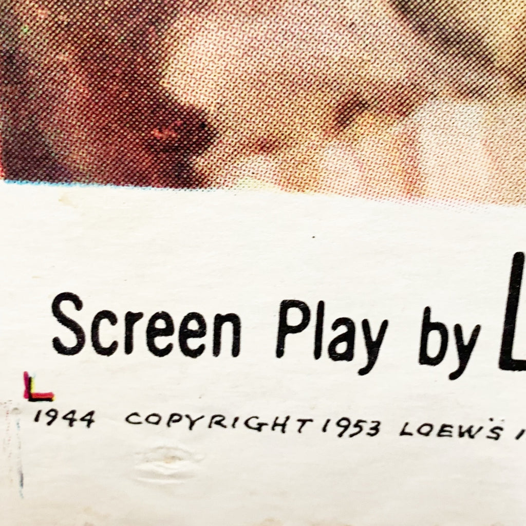 Easy To Love 1950 Esther Willams MGM Technicolor Musical Litho Movie Poster