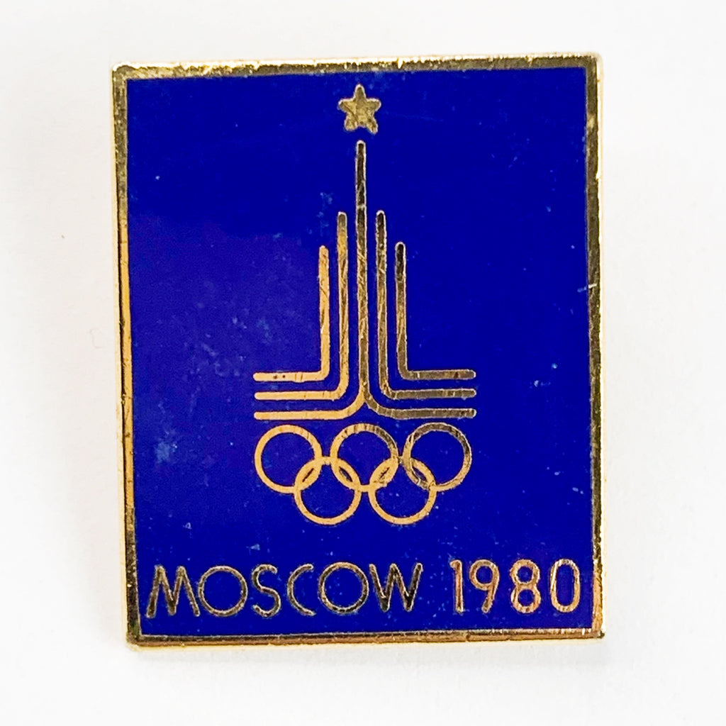 Olympic Moscow 1980 Enamel Brroch Lapel Pin