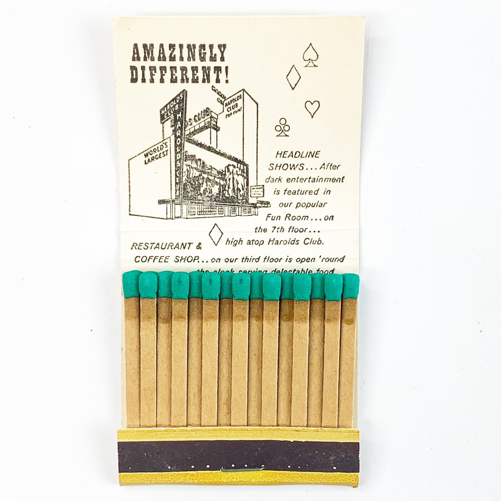 Harolds Club I Was There Beauty Contest Casino Matchbook