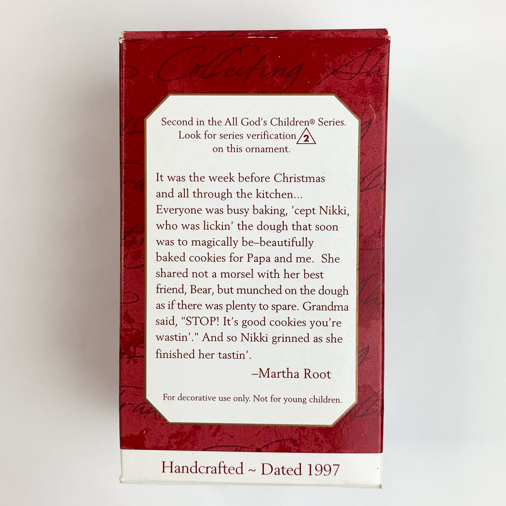 1997 Hallmark Keepsake All God's Children Martha Root Christmas Ornament