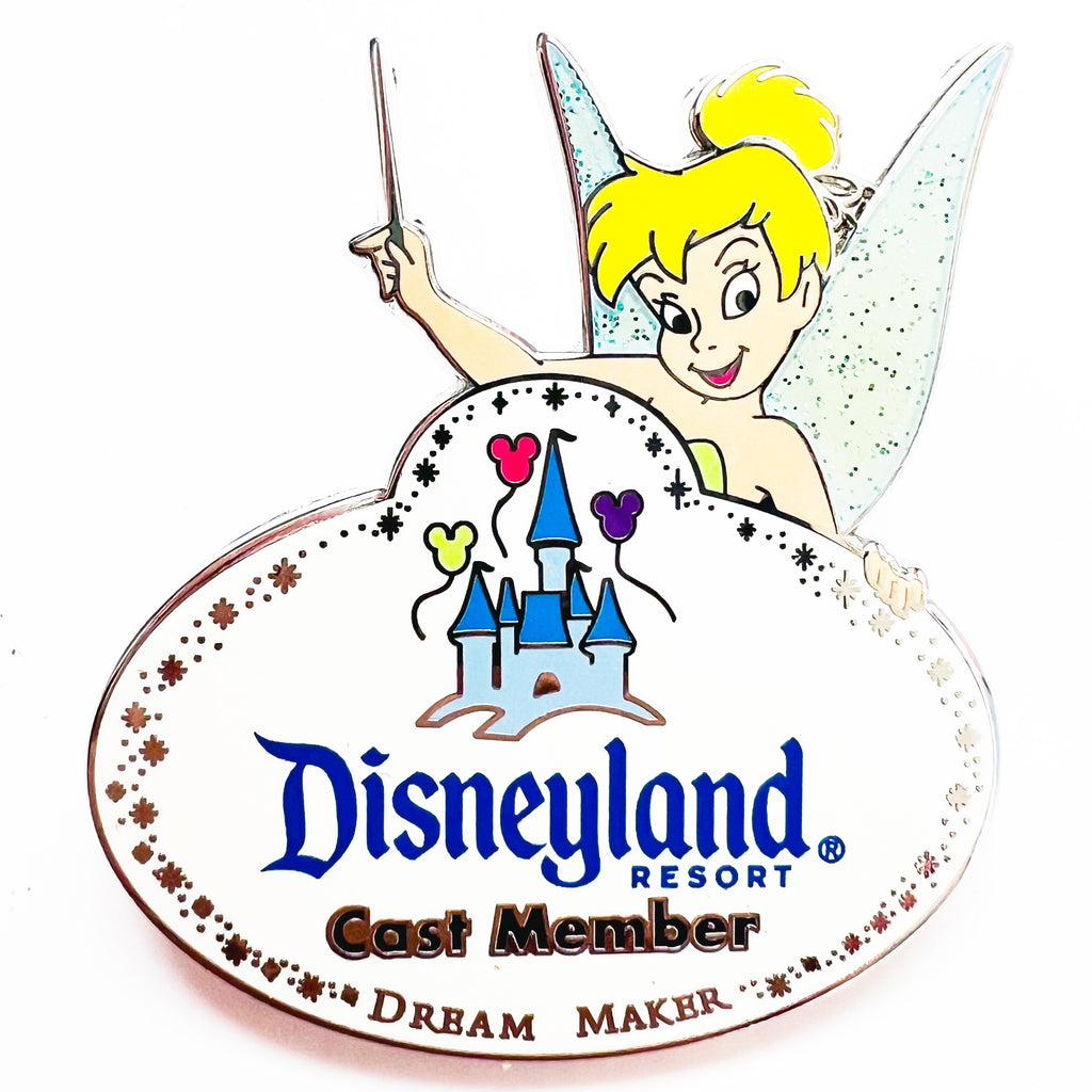 Disney Tinker Bell Cast Member Dream Make Name Tag First Release Pin