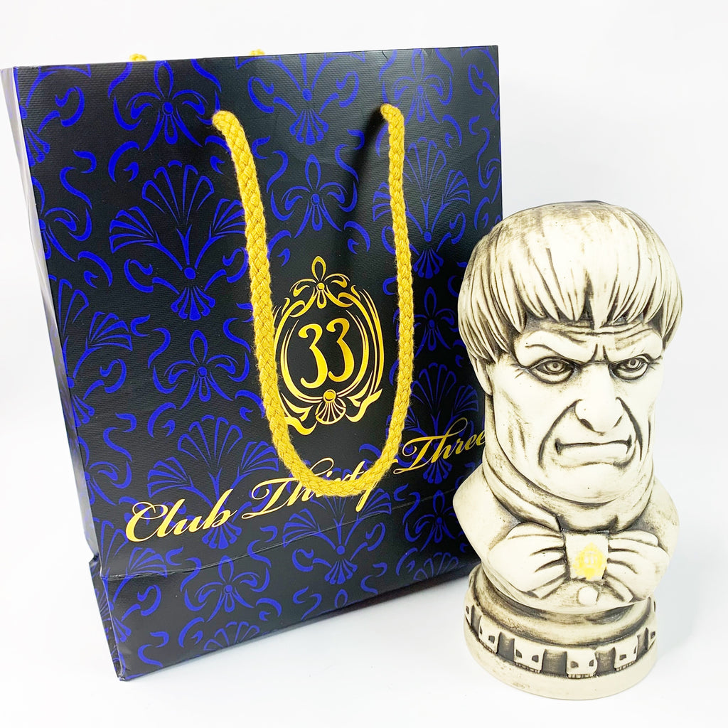 DISNEY Club 33 Haunted Mansion 50th Anniversary Tiki Man Bust Mug