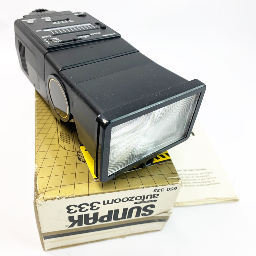 Sunpak Auto Zoom 333 Thyristor Electronic Flash Shoe Mount