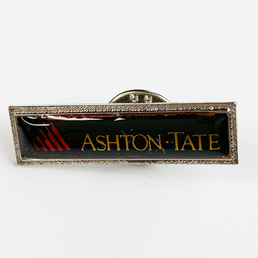 Vintage Ashton-Tate Technology Computer Software Advertising Employee Lapel Pin