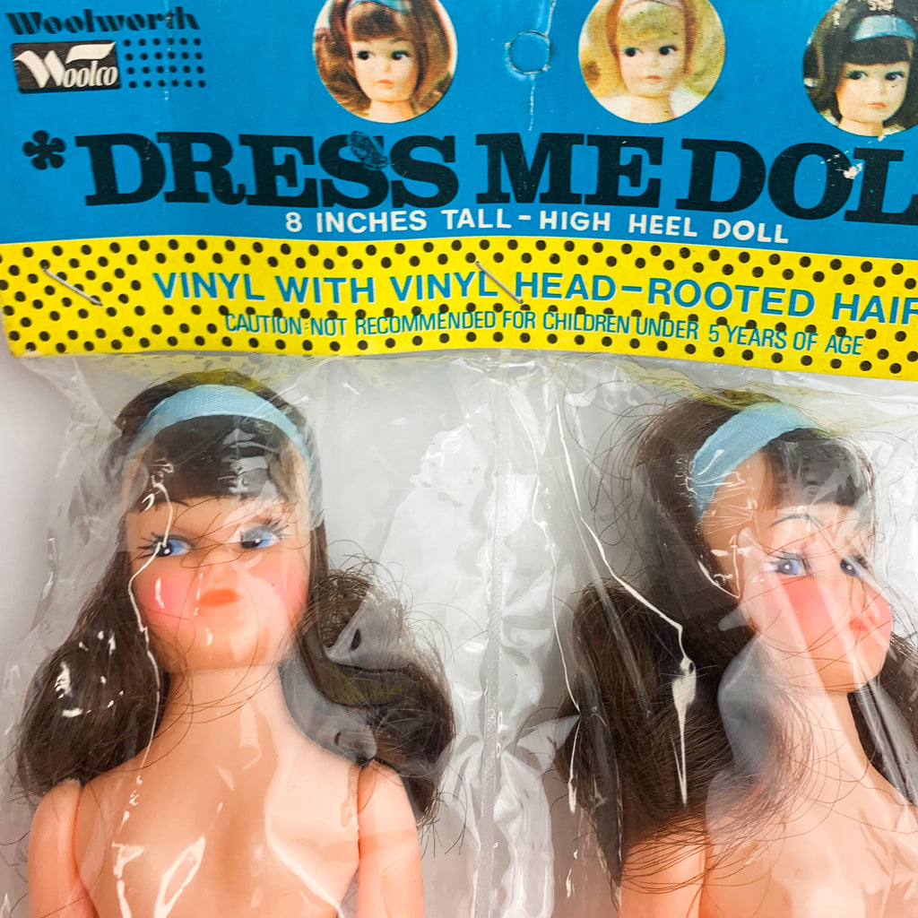 Vintage Woolco Dress Me Dolls