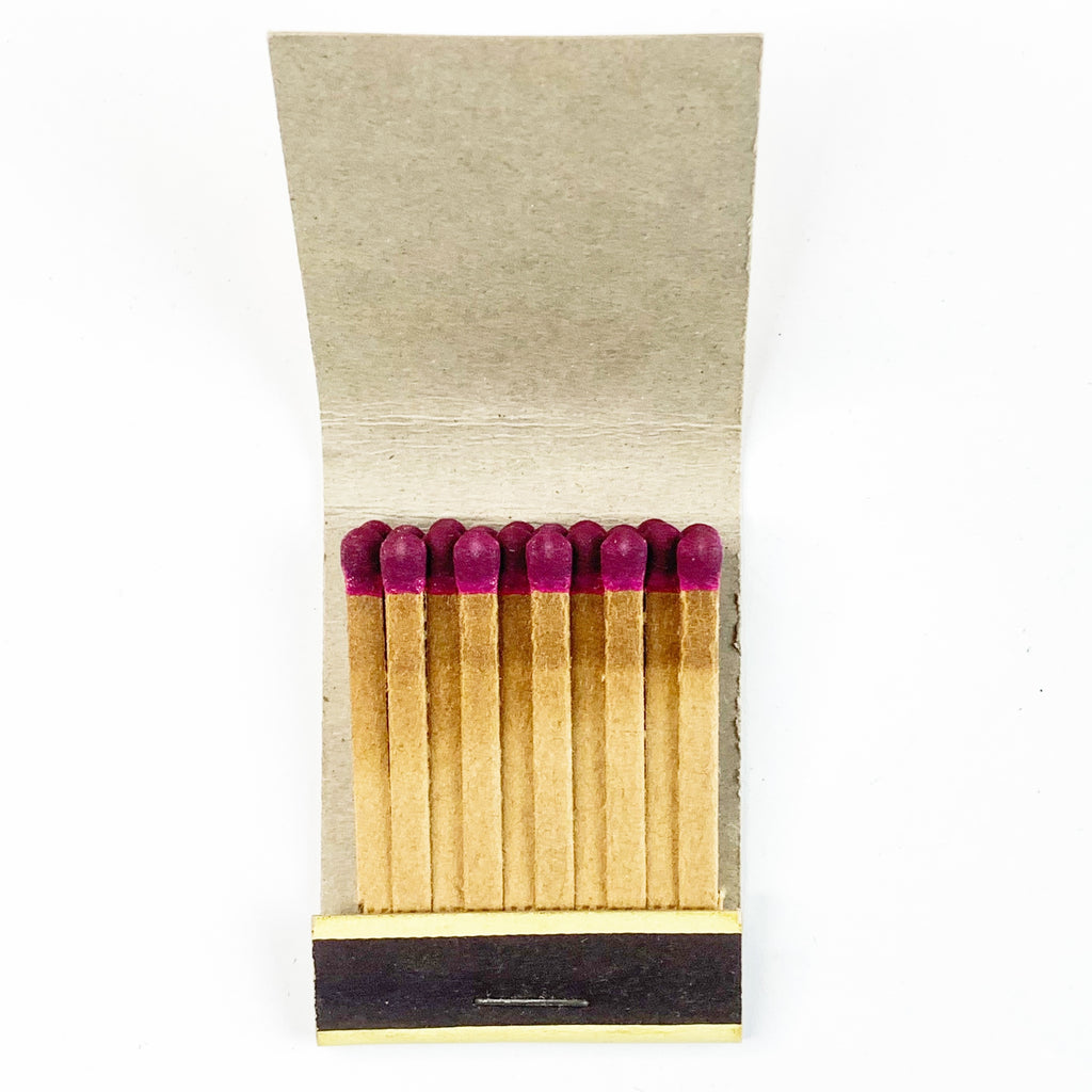 THE CLOCK Long Beach California Walnut Park Matchbook