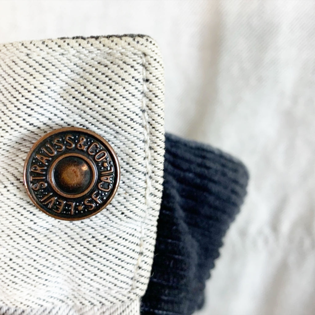 Vintage Levi Strauss Denim Long Jean Trench Jacket