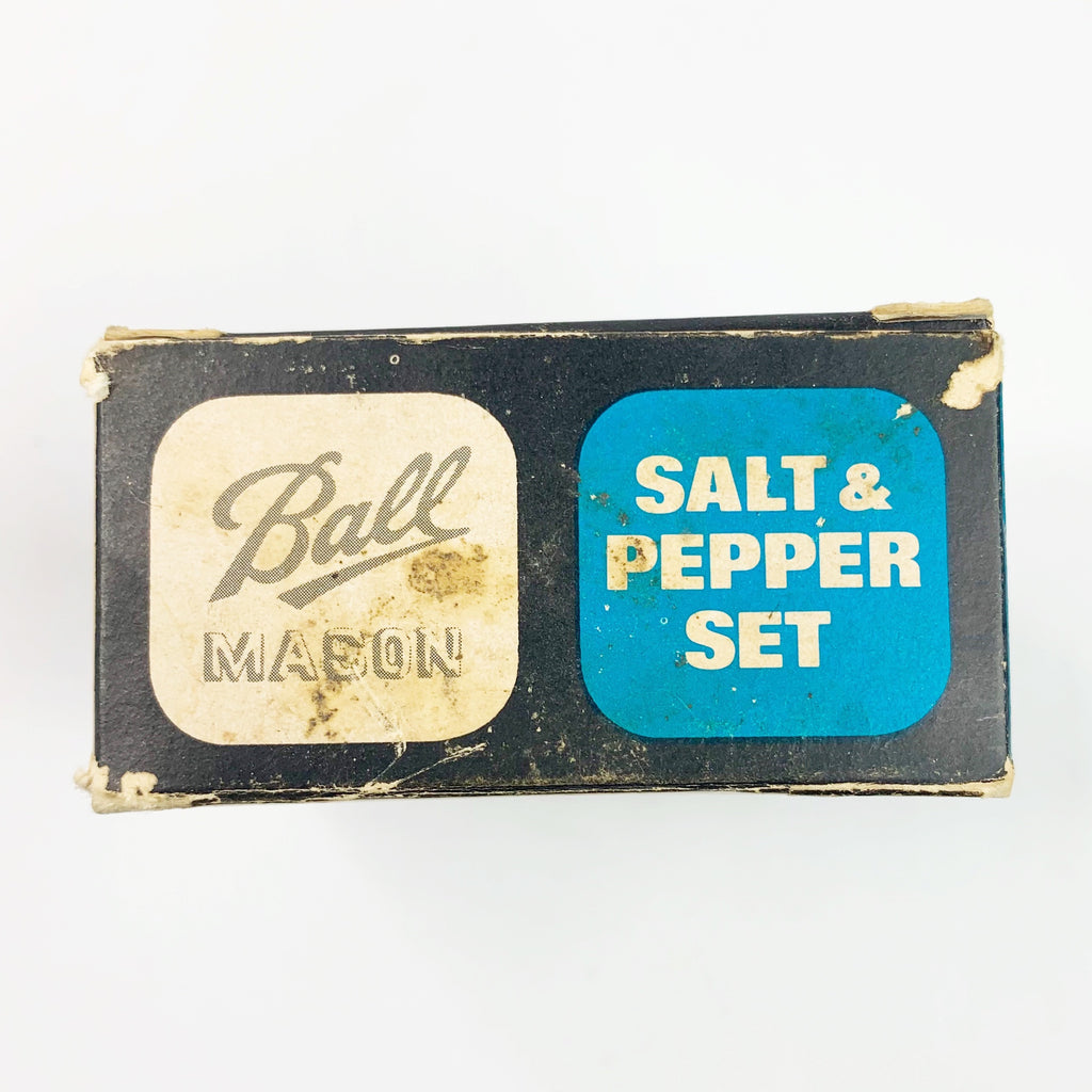 Vintage BALL Mason Jars Miniature Salt & Pepper