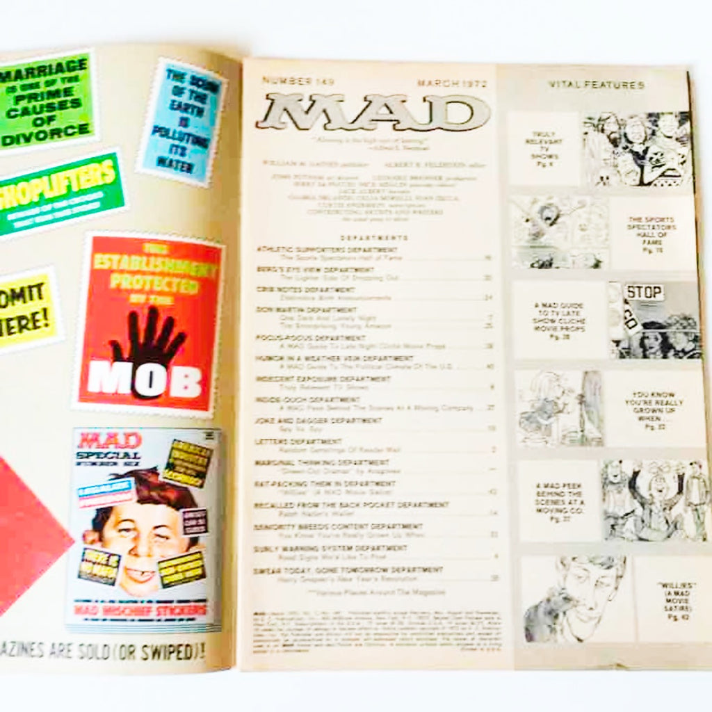 MAD Magazine 1972 Willard Parody Cover