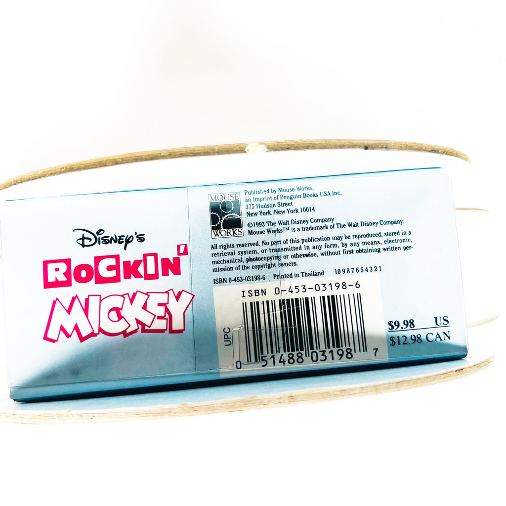 Disney Mouse Works Disney's Rockin' Mickey 1993 Book Set