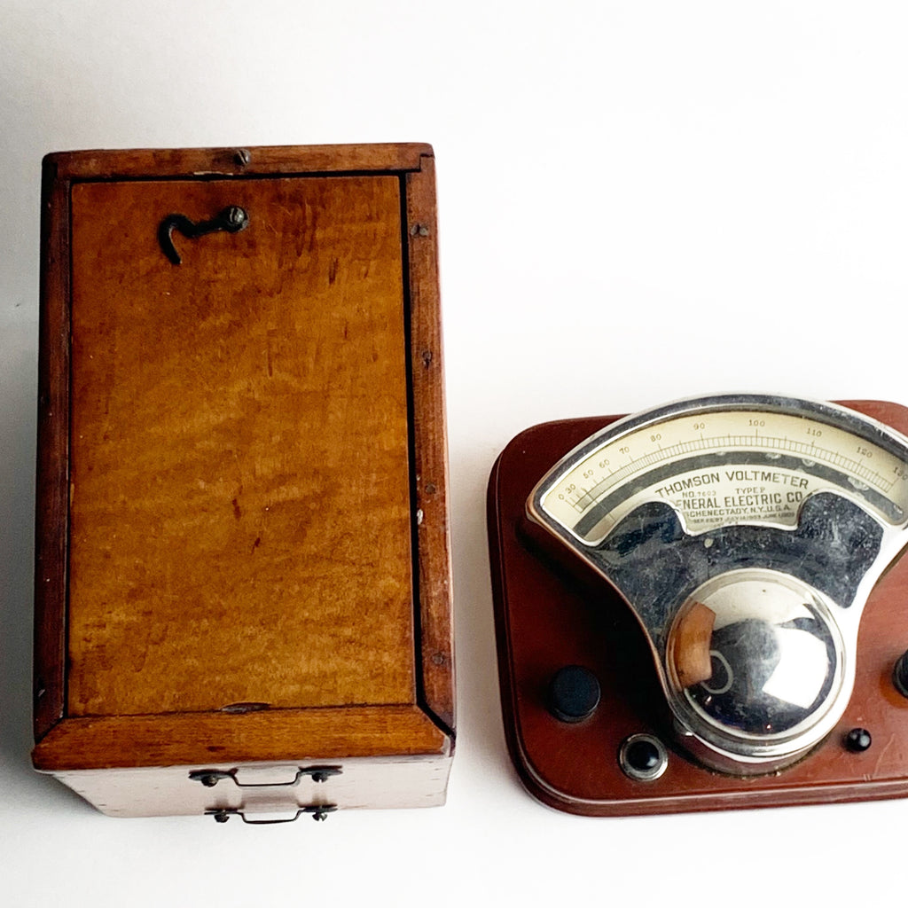 Antique Vintage Thomson Voltmeter General Electric Co.