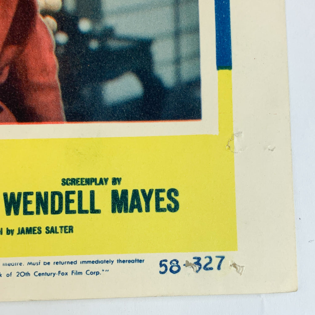 The Hunters 1958 CinemaScope Color by De Luxe Robert Mitchum #2 Lobby Card